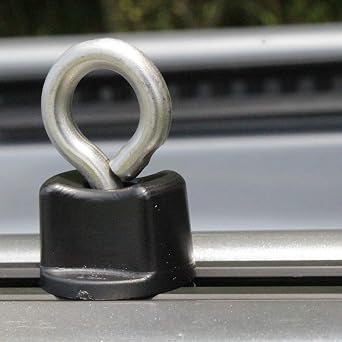 YakAttack Track Mount Tie-Down Eyelets, Stainless Steel 2 Pack