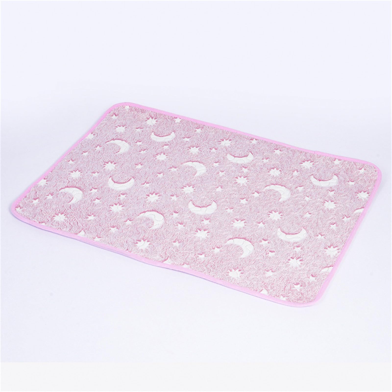 Lukery 2 Pezzi Tappetini Cane Lavabili, Tappetini Igienici per Cani Antiscivolo Tappetino per Addestramento Riutilizzabile Tappetini Assorbenti per Cani/Gatti (XXL:(150 * 90cm),Luna Rosa)