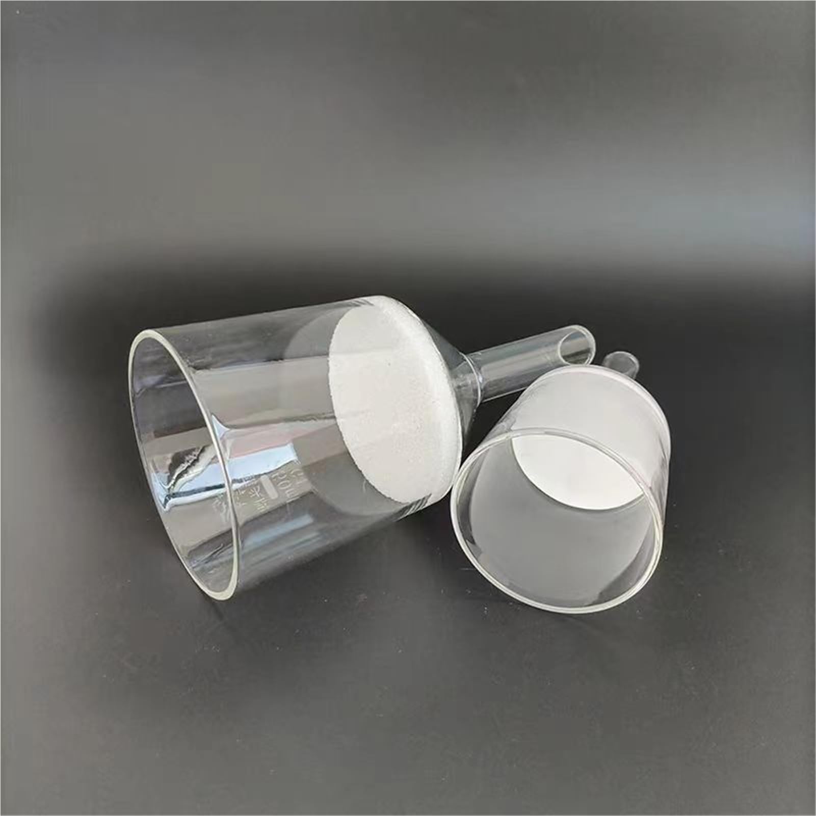 Embudo Buchner de Laboratorio G3 de 35ml a 1000ml, Filtro Grueso, Embudo sinterizado con núcleo de for cristalería de Laboratorio (G1/G2/G4/G5 reemplazable), 1 Unidad(500ml) | 500ml