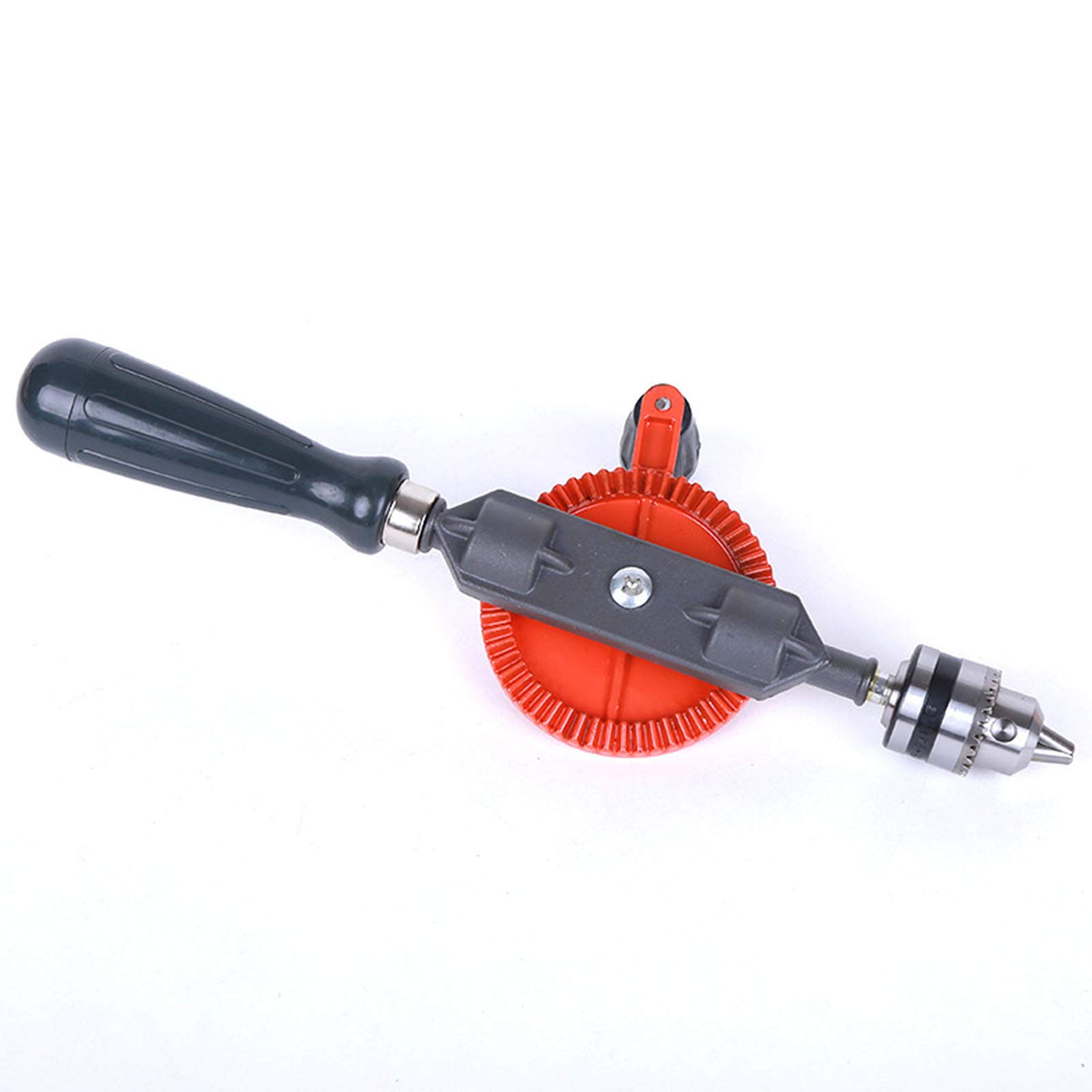 Taladro Manual De Manivela Doble Engranaje Portátil Taladro De Manivela, 1/4 Pulgada (0.6-6Mm) DIY Taladro De Carpintería Suministros De Enseñanza Herramientas A Mano