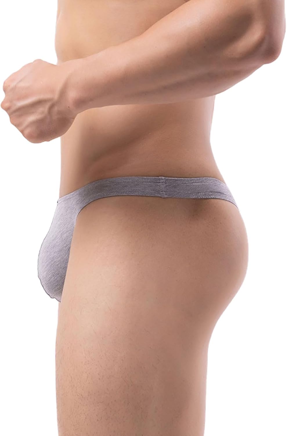 Summer Code Men's Thong G-String Underwear Soft Stretch Comfortable Brief Bulge Pouch Underwear - Image 5