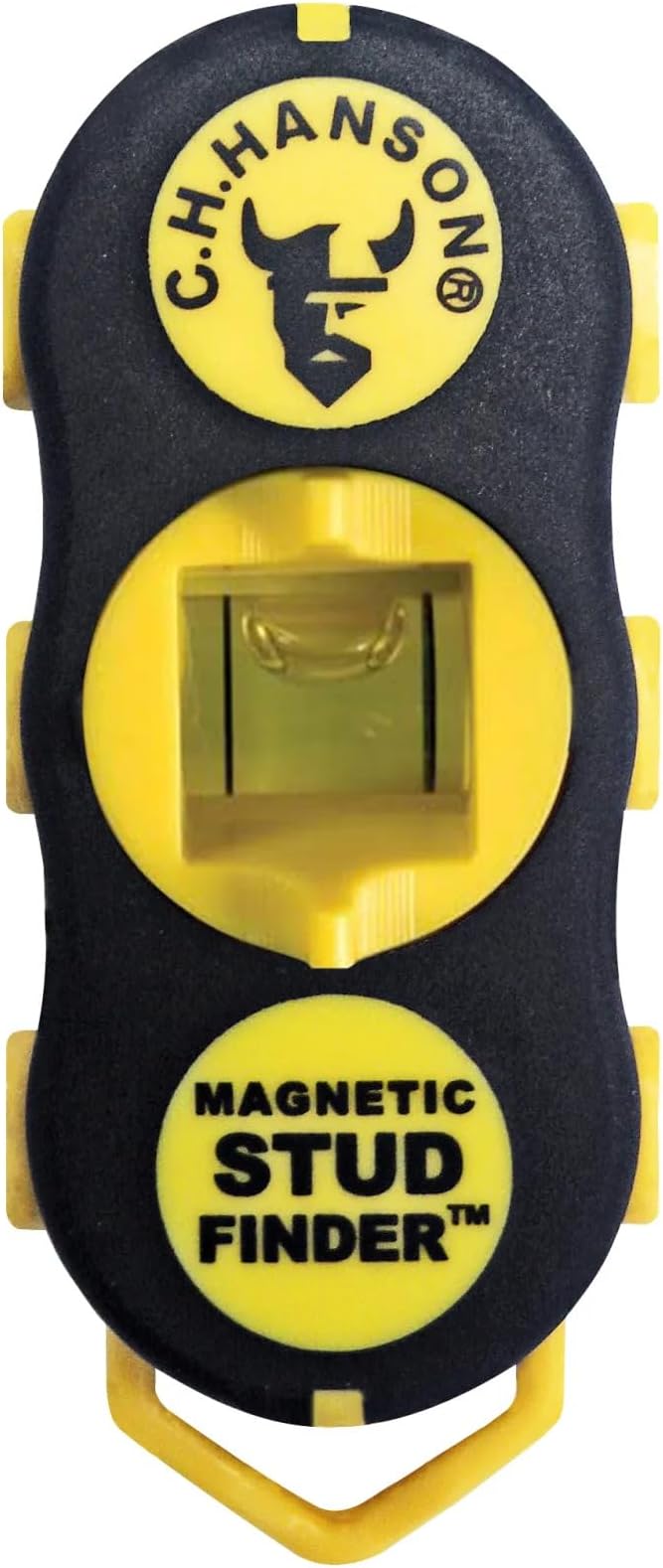 CH Hanson Magnetic Stud Finder | Battery-Free Stud Locator with Rare Earth Magnets | Finds Nails & Screws Behind Drywall | Built-In Level for TV Mounting, Shelves & Home Projects