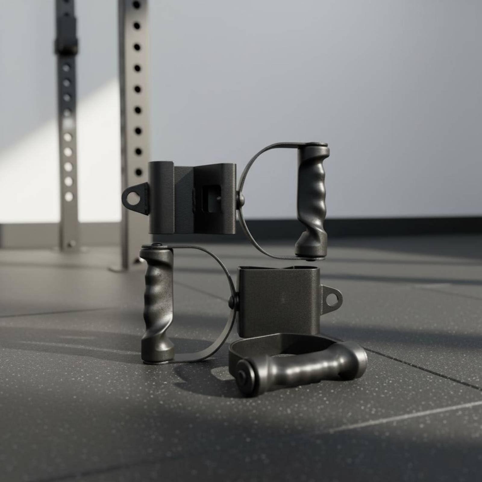 Qianly Poignée Fitness Homme Poignée Câble Accessoire Musculation Traction Tirage Lat Pulldown Conception Ergonomique Rotative Prise Antidérapante Adaptée