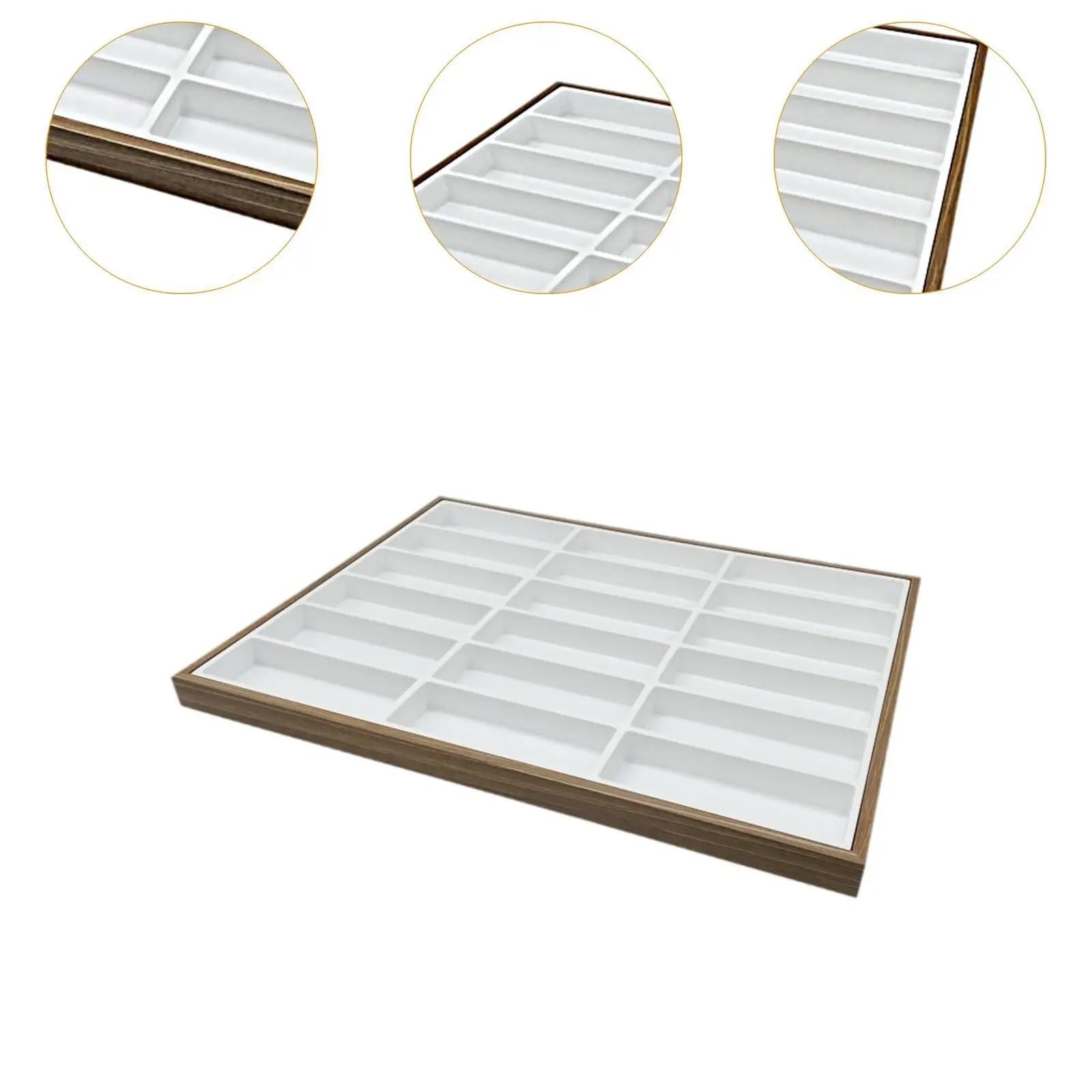 Samt-Sonnenbrillen-Organizer-Tablett