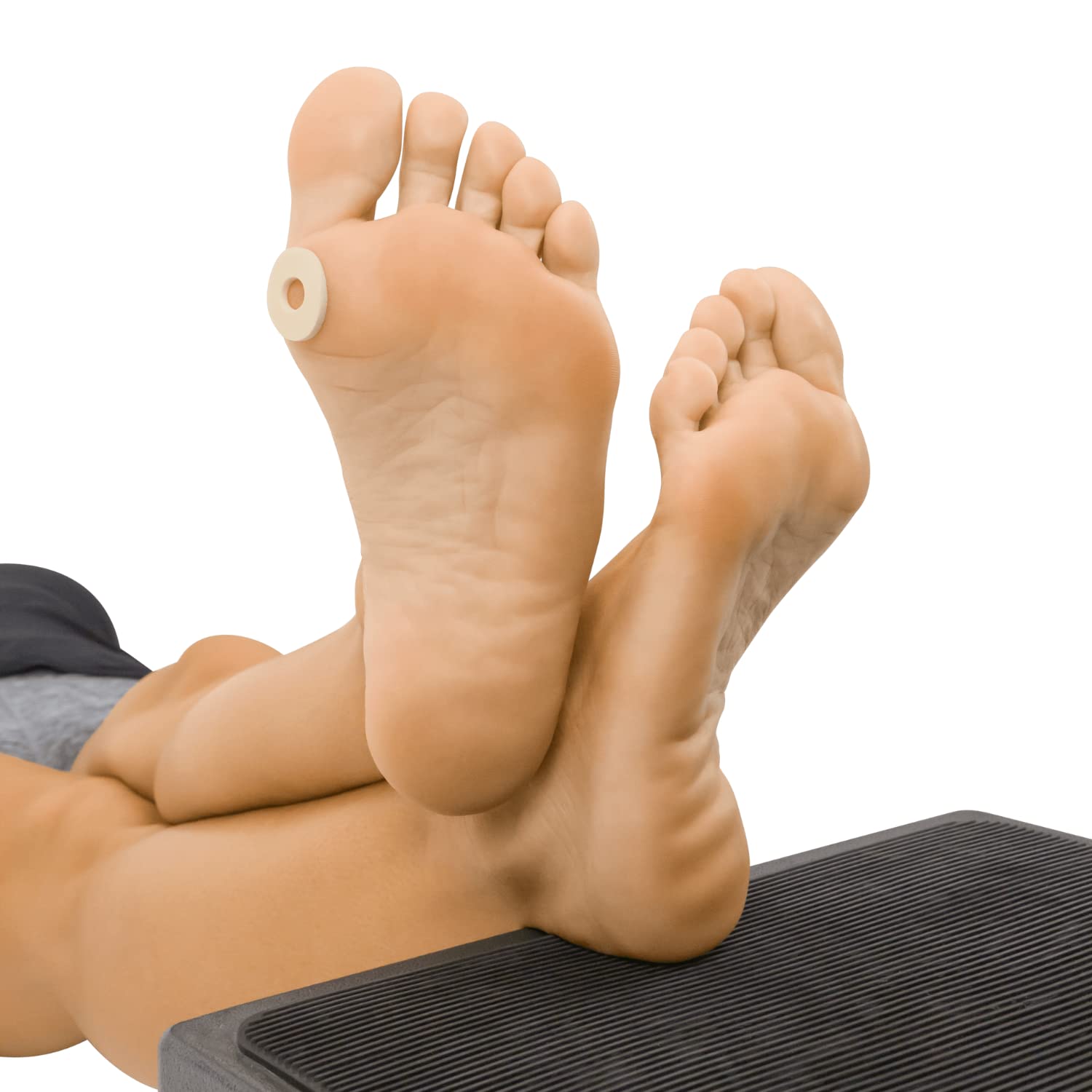 VIVEsoleCorn Pads for Feet (45 Count) - Corn Cushions for Between Toes & Bottom of Foot - Soft Foam Patches for Corn Relief - Round Self Adhesive Padding for Feet, Big Toe, & Pinky Toe Protector