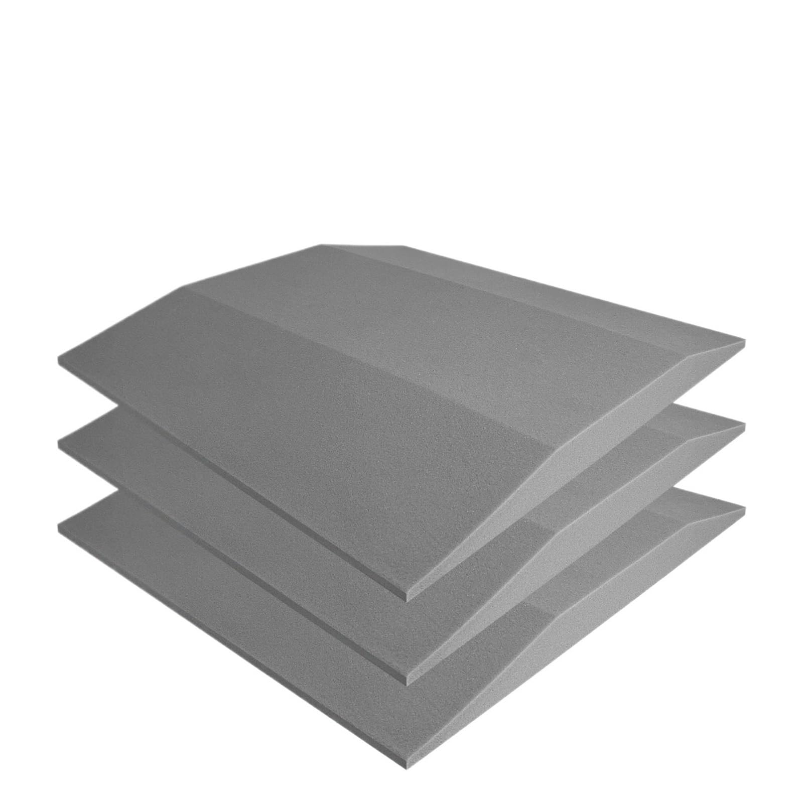 EnxJire Sofa Cushion Support 1/2/3Pcs 50x50x5cm High-Density Foam Trapezoid Couch Sofa Cushion Support Sag Repair Replacement for Chair(Grey 3pcs)