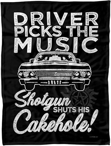 LOGOVISION Supernatural Driver Picks Music - Manta polar de 60 x 80 pulgadas LOGOVISION Supernatural Driver Picks Music - Manta polar de 60 x 80 pulgadas