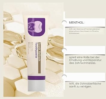 Kreain Natural Tooth Refresh Toothpaste Hydroxylapa Toothpaste Enamel Protection and Tooth Strengthening Fluoride-free Formula for Sensitive Teeth (1)