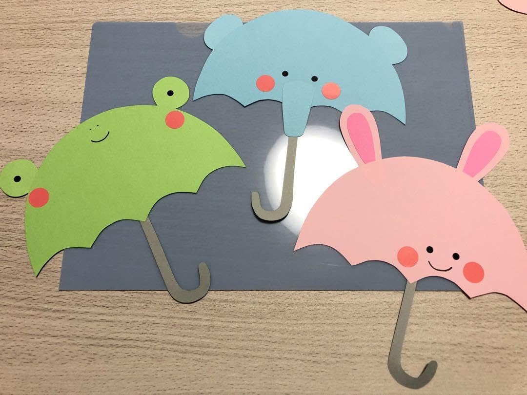 Amazon.co.jp: 梅雨 壁面飾り 雨 6月 てるてる坊主 あじさい 傘 動物