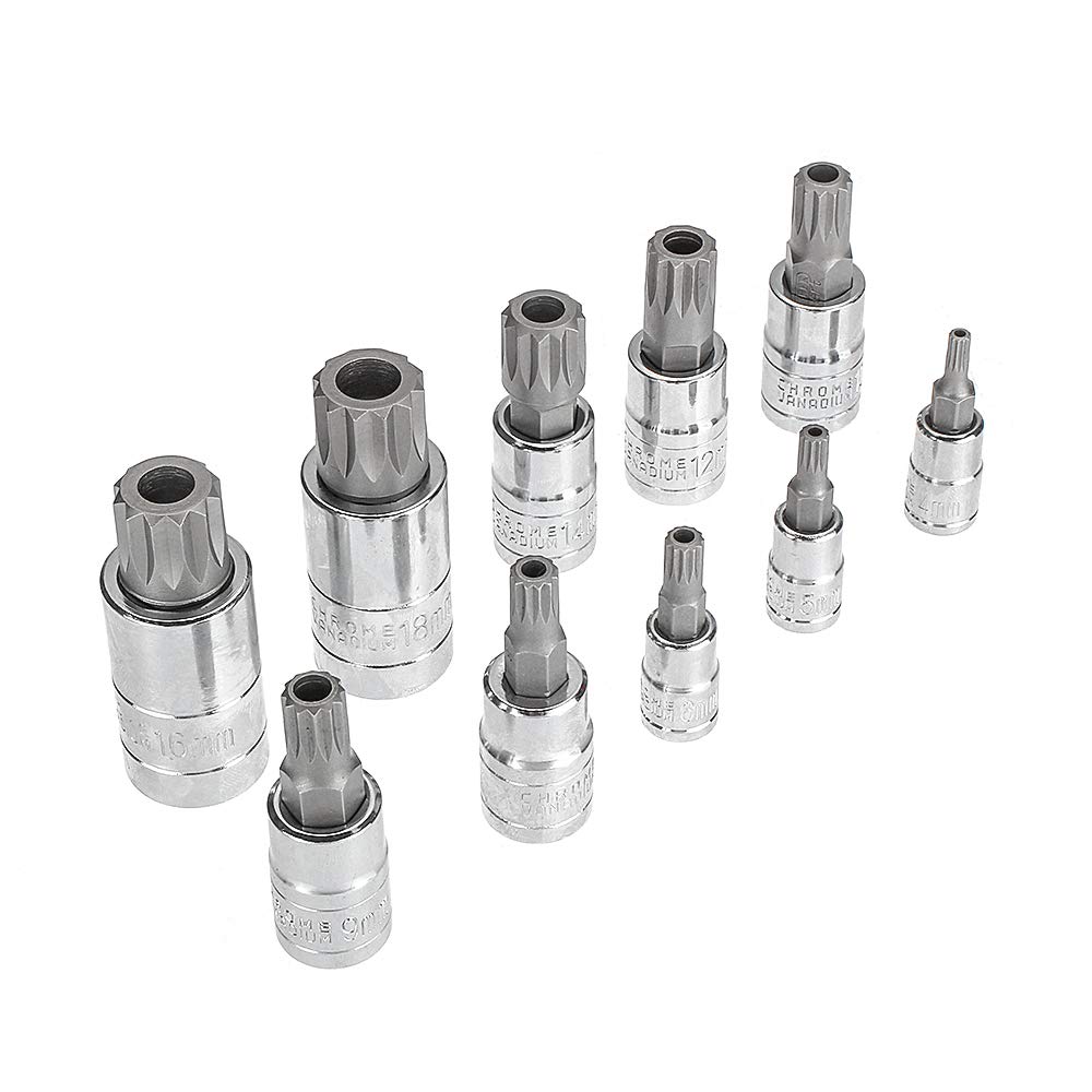 Lot de 10 adaptateurs de prise à double extrémité Rouge/bleu XZN12 - Rouge