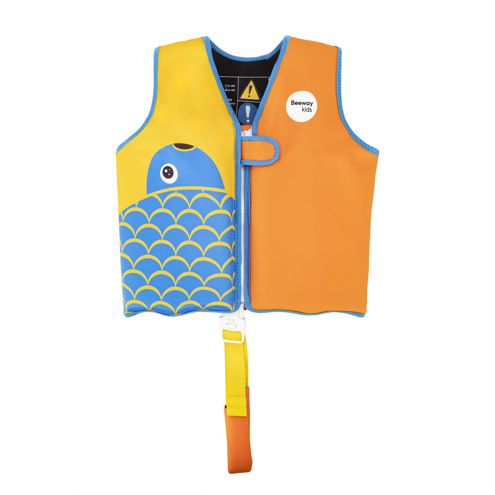 BEEWAY Swim Vest - Swim Jacket for Kids (Up to 3yrs) / Buoyancy Aid for Swimming with Removeable Floats and Safety Strap & Buckle โ image 1