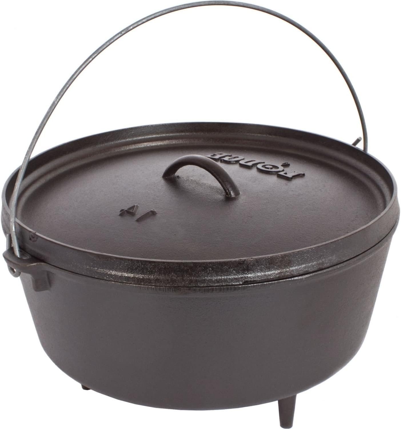 Lodge Boy Scouts of America Cast Iron Camp Dutch Oven 5-Qt Black L10DC03