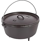 Lodge Schmortopf aus vorgebranntem Gusseisen, 25,4 cm, 4,73 l, schwarz, 31 x 28 x 19 cm 31x28x19 cm