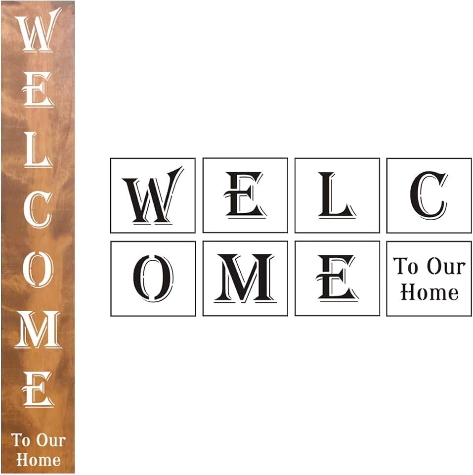amazoncom stencils for wood signs