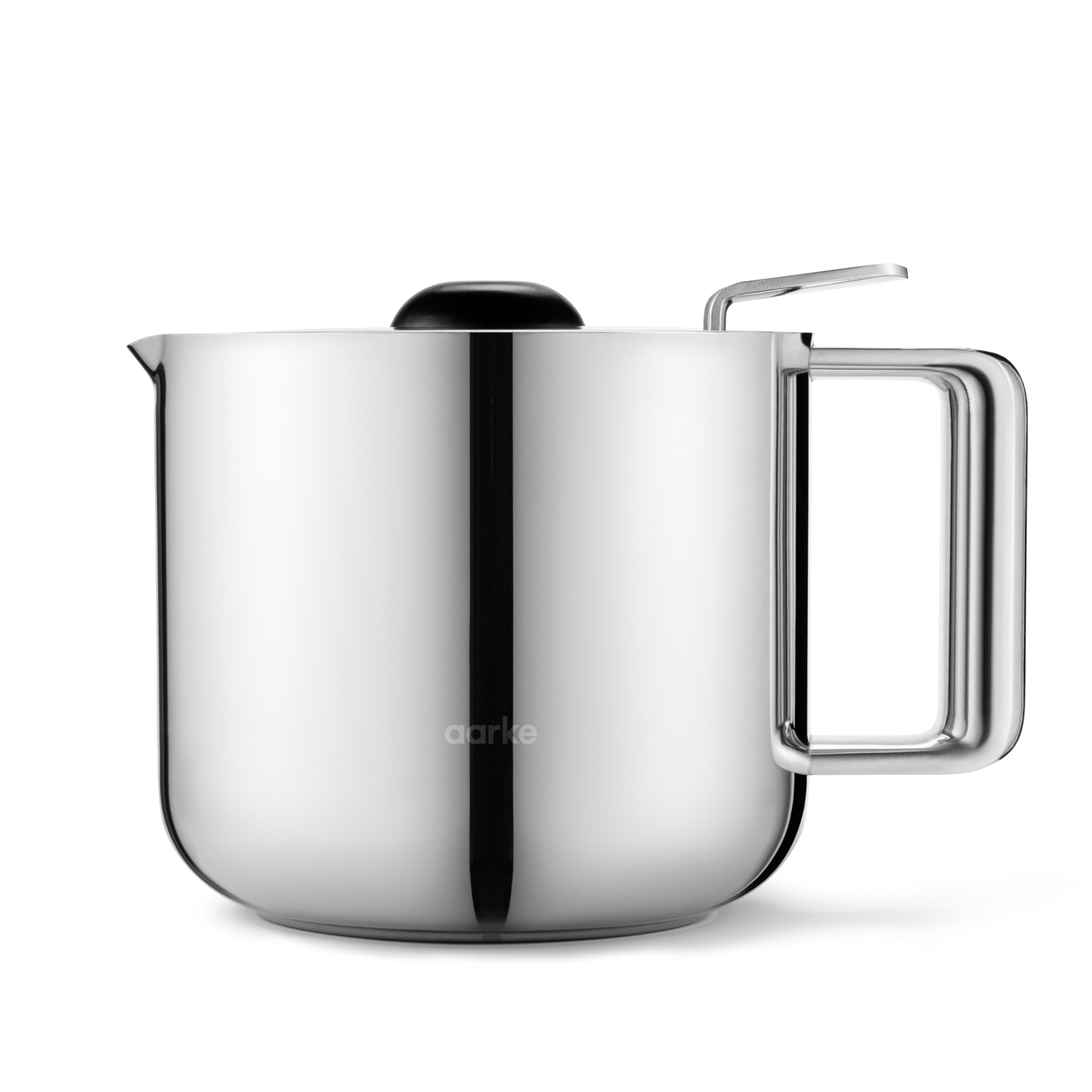 Aarke Carafe Isotherme – Carafe inox à double paroi avec isolation sous vide, valve d'infusion et fermeture automatique – Compatible avec la cafetière