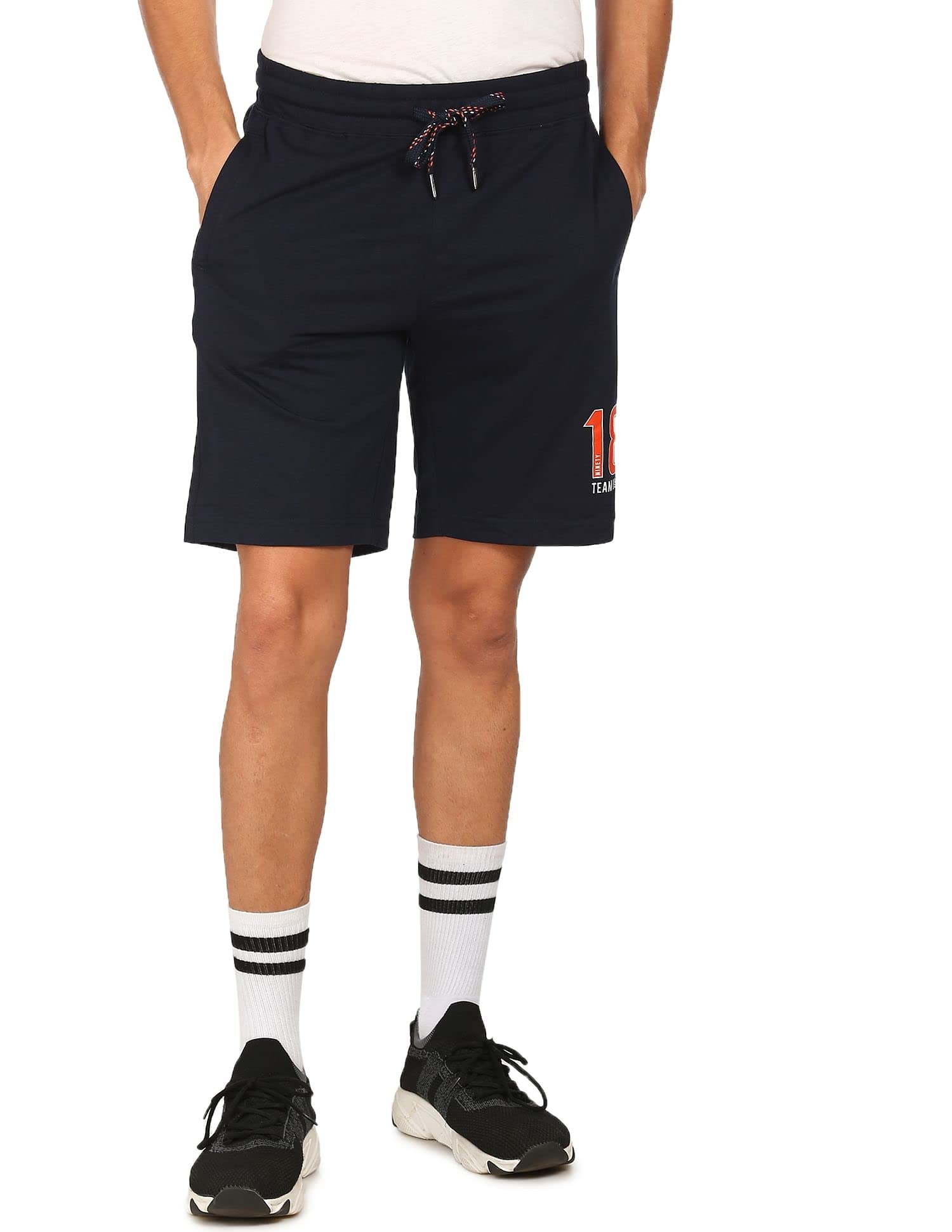 U.S. POLO ASSN.Men Comfort Fit Knit Iyaq Regular Shorts - Pack of 1