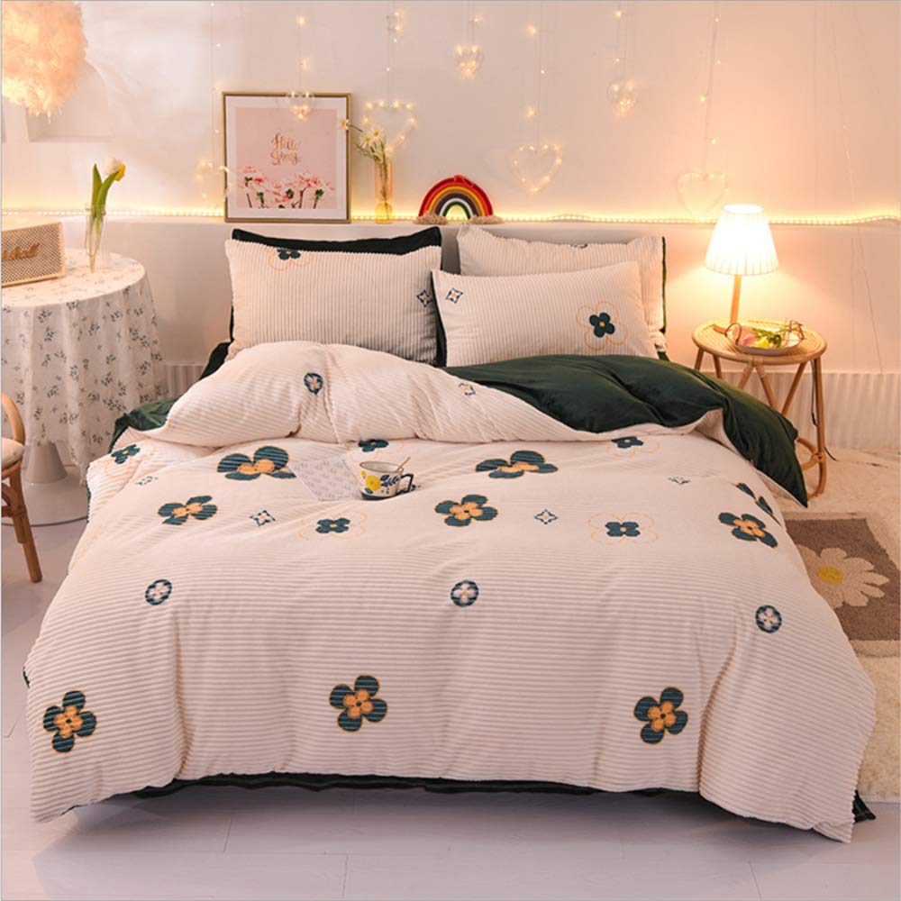 Housse de couette velours cristal évite le lit froid enfant 220x240