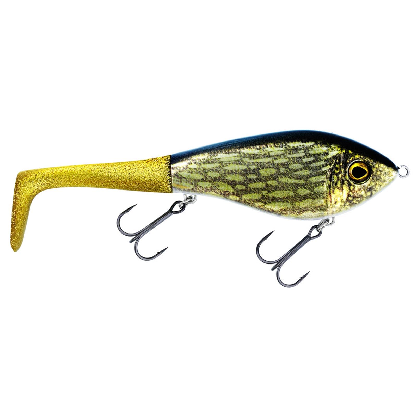 Westin Swim Tail Hybrid 12 cm 62 g Suspending 1 Body 2 Tails Real Pike