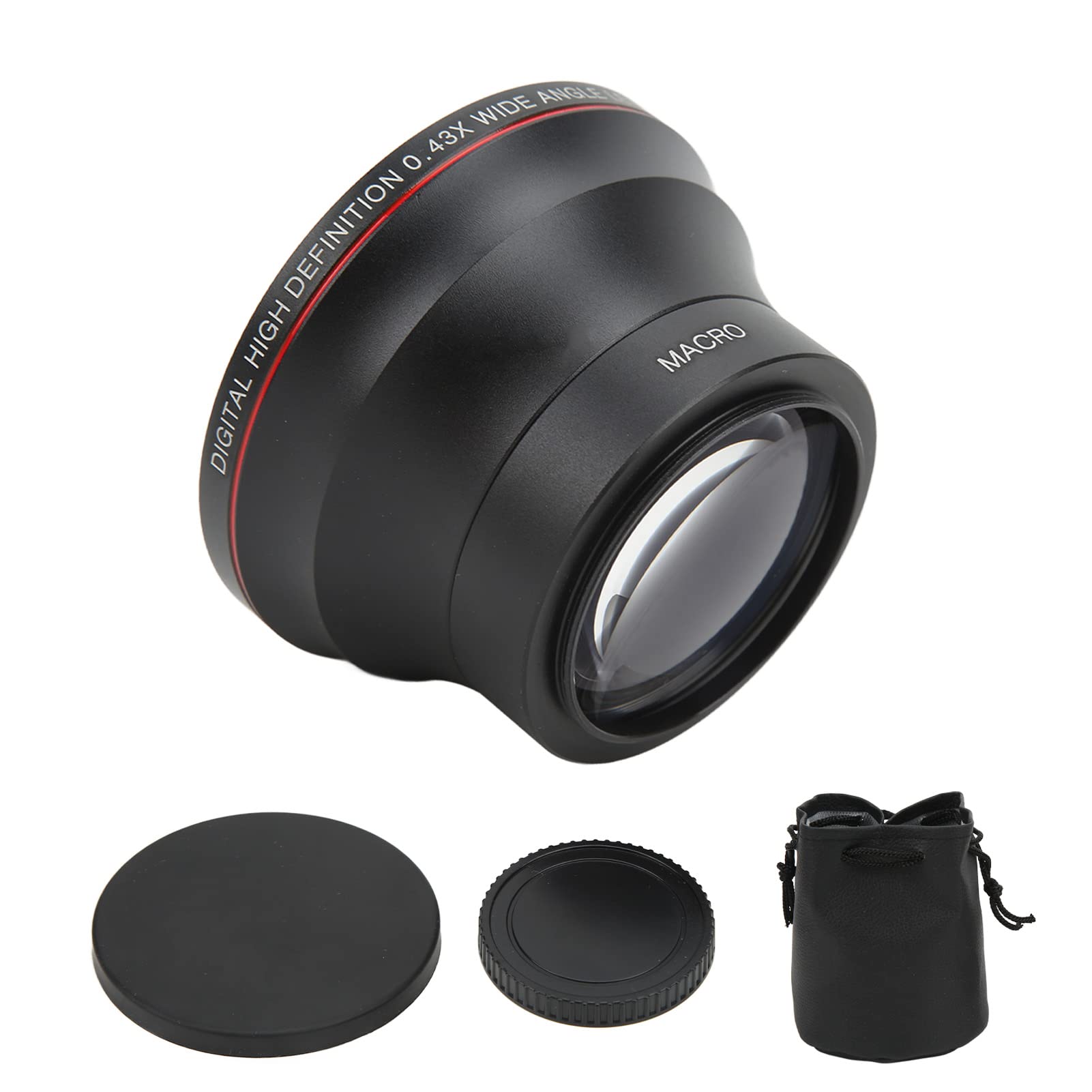 広角マクロレンズ 52mm Amazon | 広角+マクロレンズ 52mm 0.45X ユニバーサル 光学ガラス 多層