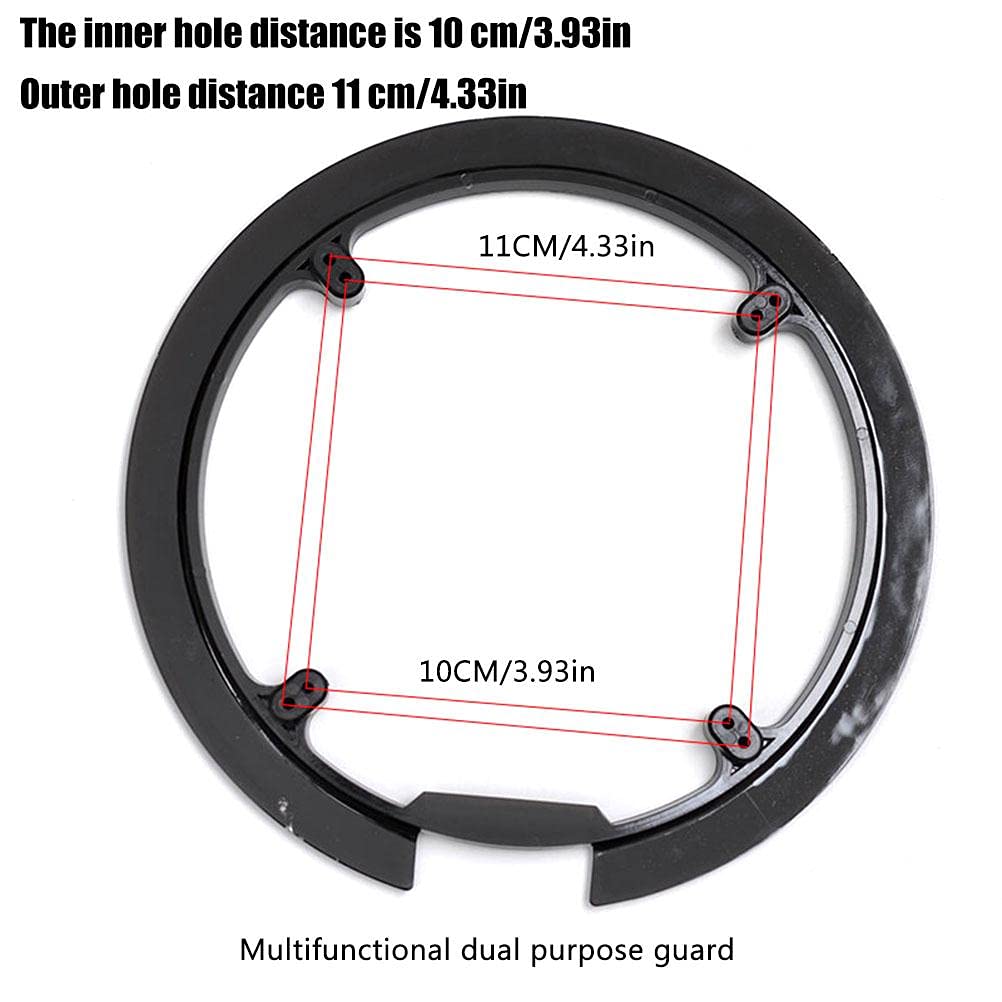 Fahrrad Kettenabdeckung - Schutz Für 40-42 Zähne, Schwarz