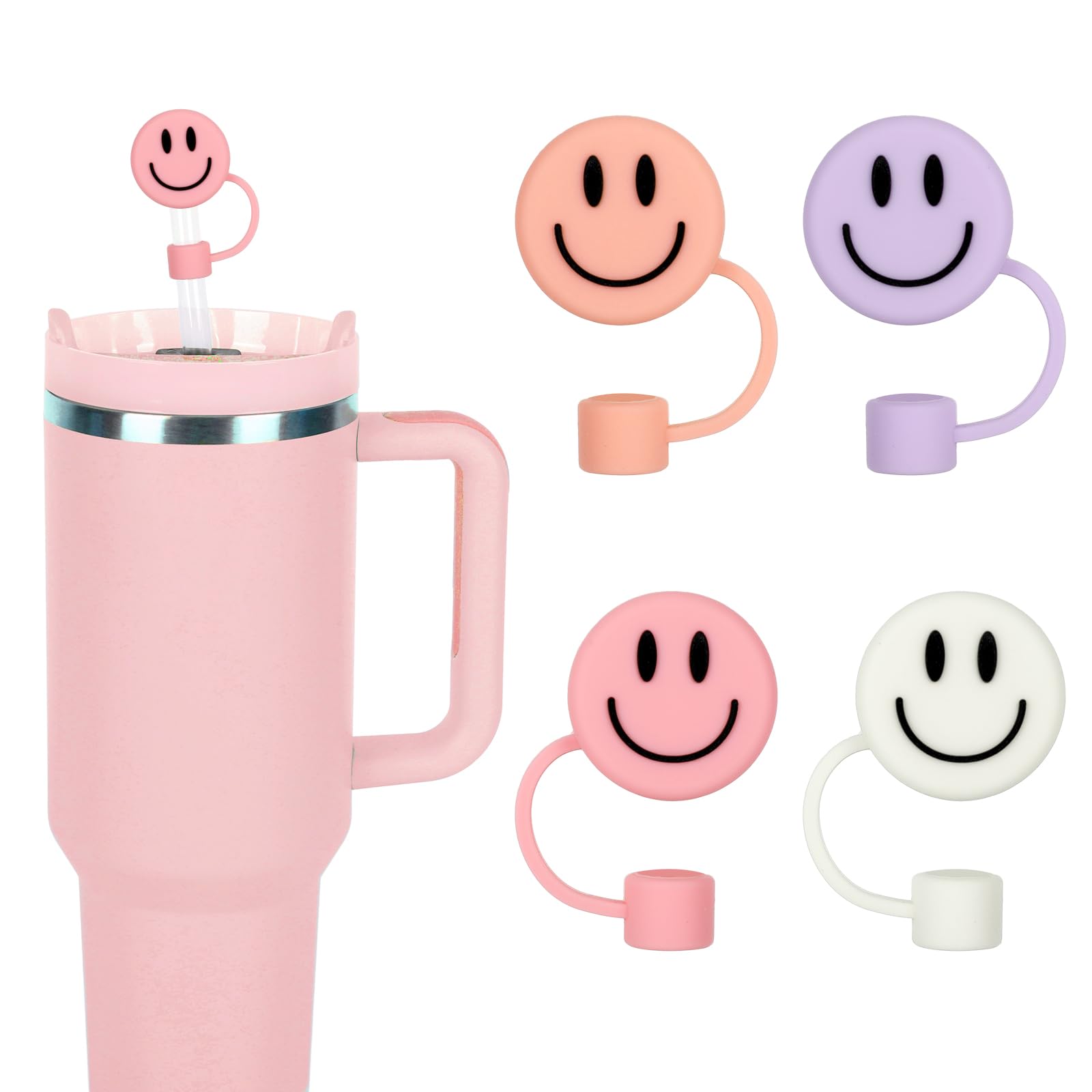 Housse de paille anti-poussière en silicone pour protéger votre boisson de 1,2 L
