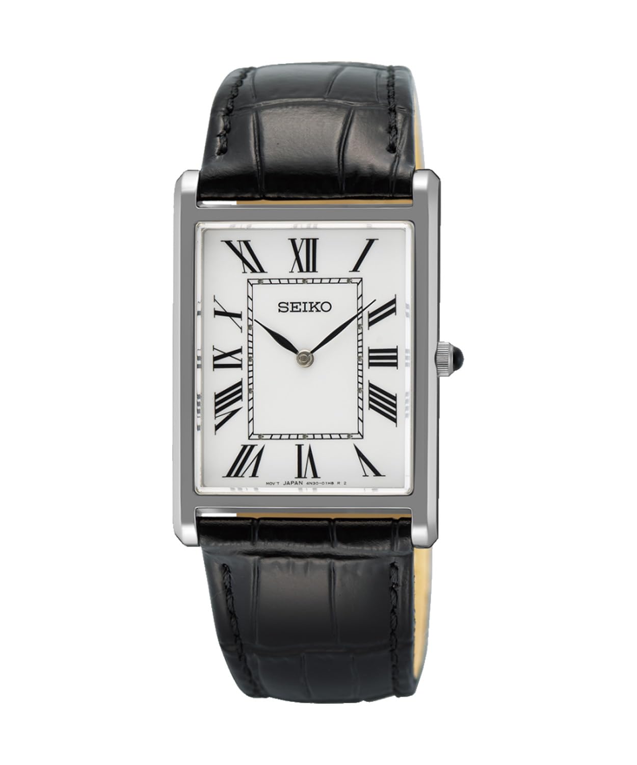 Seiko SWR103P1 Women's Analogue Watch with Leather Strap