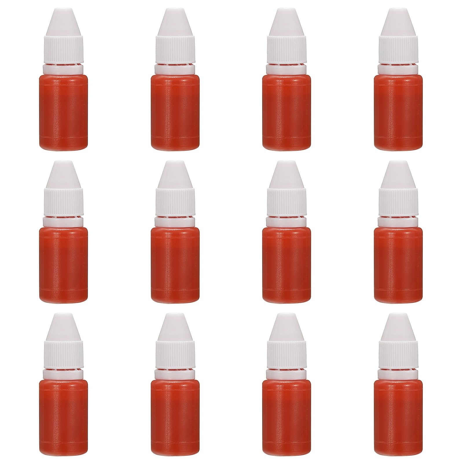 PATIKIL 0.33oz Refill Ink for Stamps and Ink Pads 12Pcs 10ml Stamp Pad Ink Refill for Office Stamp Self Inking Stamp Date Stamp Scrapbooking