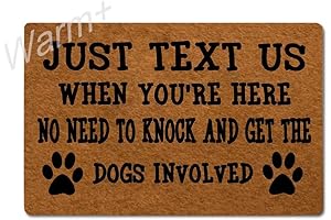 Warm+ Doormat Just Text Us Doormat