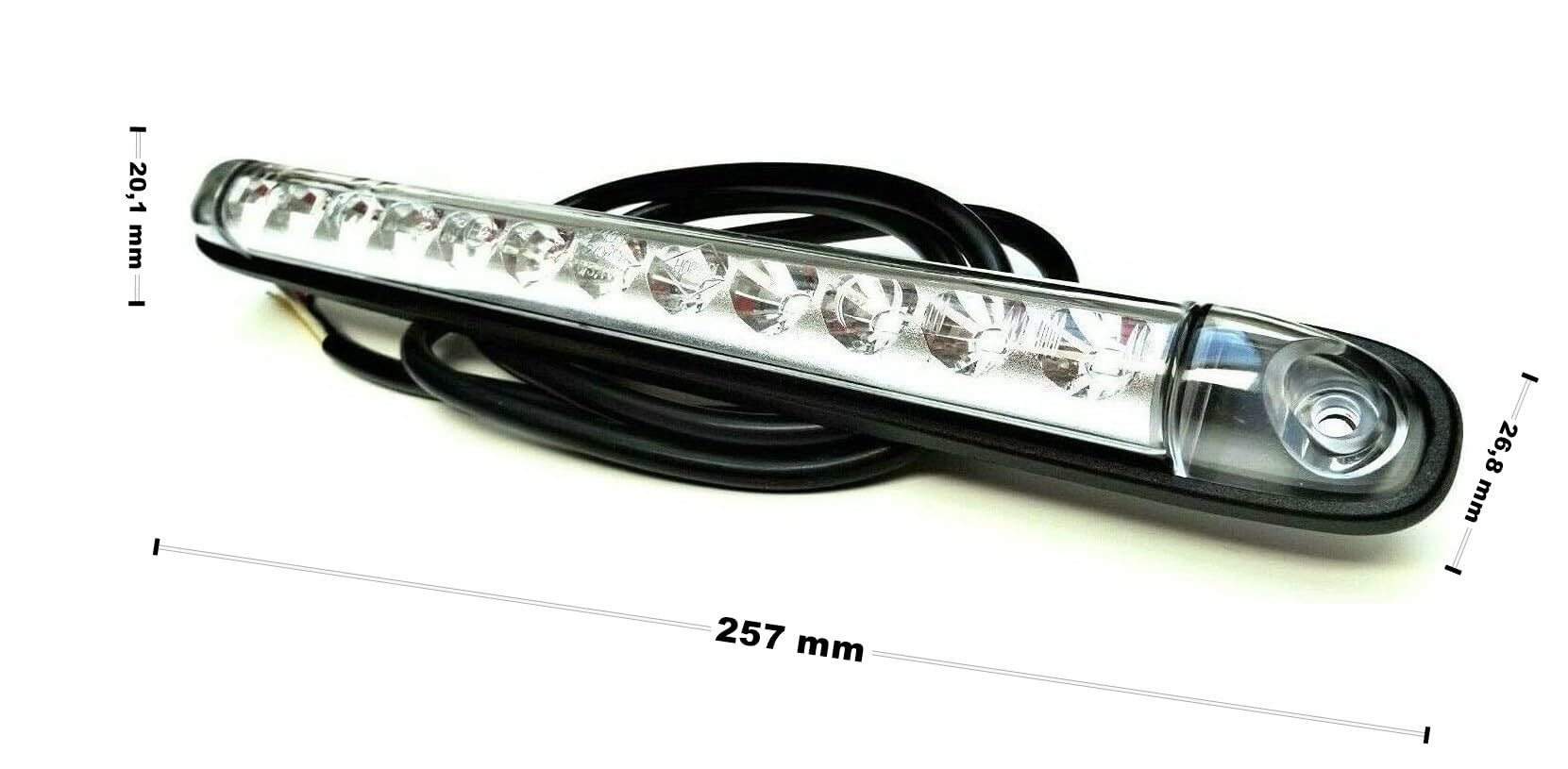 Fanale Posteriore LED con Stop, Posizione e Freccia | 12V 24V | IP68 | Omologato E9 ECE | Camion Rimorchio