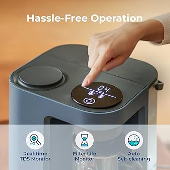 Bluevua RO100ROPOT-LITE 逆浸透浄水器システム 5段階 Bluevua RO100ROPOT-LITE Countertop Reverse Osmosis Water