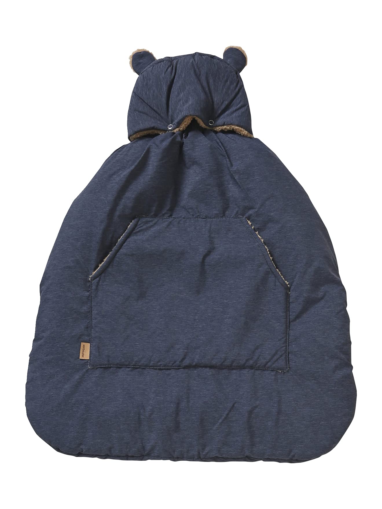Vertbaudet Protège porte-bébé doudoune encre TU, Bleu