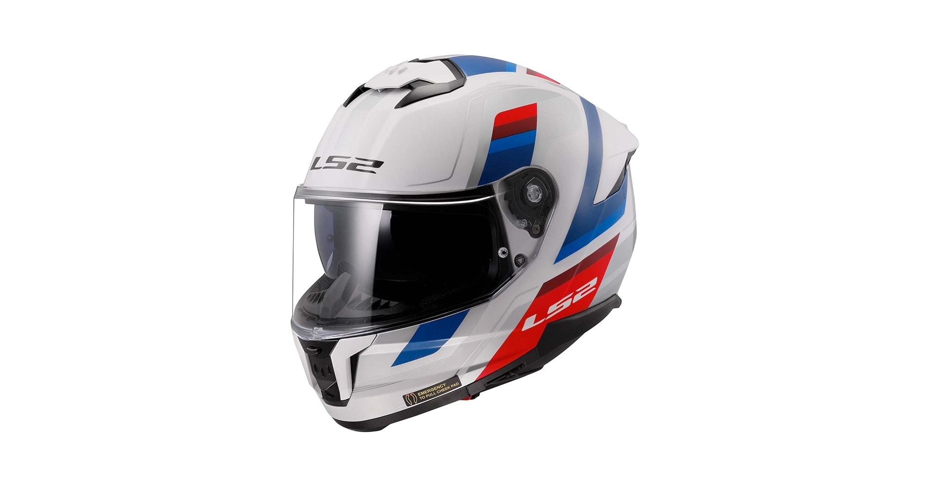 LS2 フルフェイスヘルメット ホワイト/レッド LS2 フルフェイスヘルメット ホワイト/レッド ヘルメット LS2