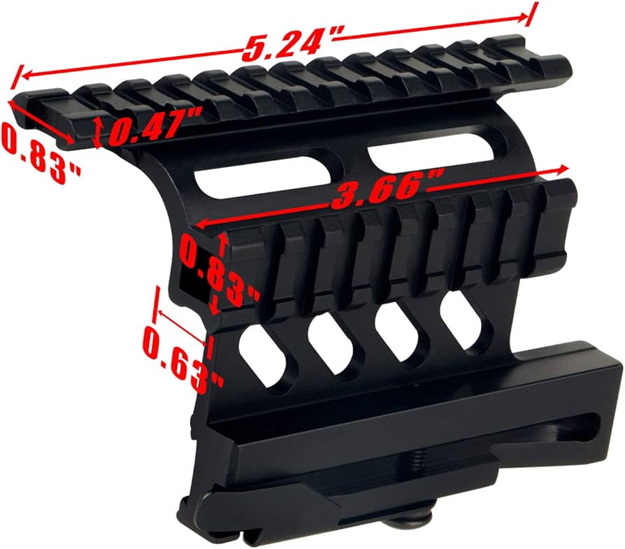 Amazon | FOCUHUNTER スコープマウント タクティカルメタルダブル