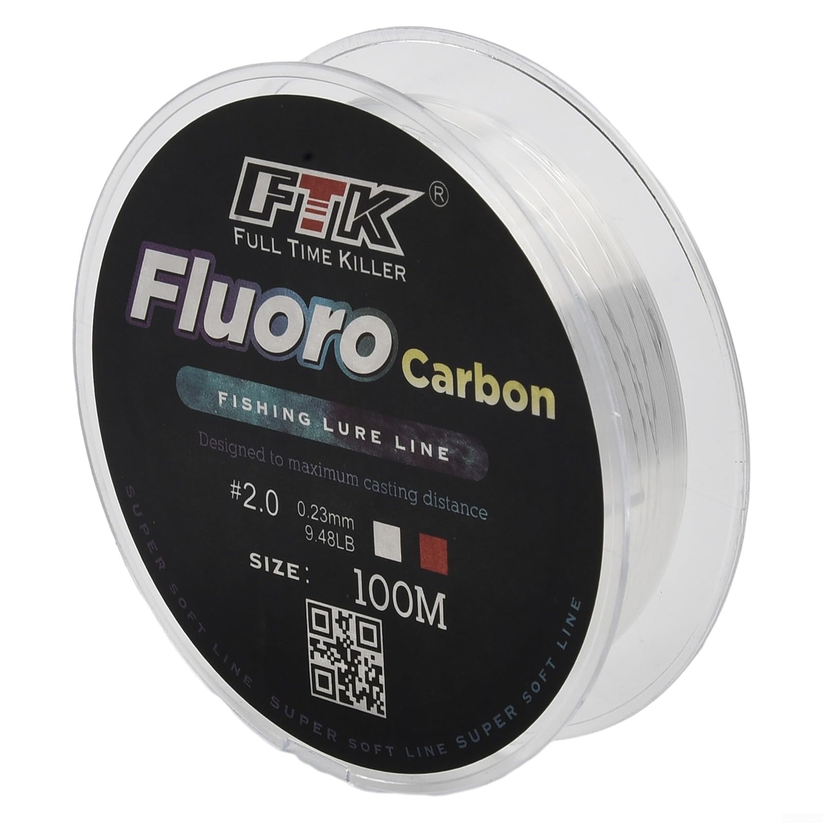 100M Fishing Line, 0.14-0.50mm Fluorocarbon Fishing Lure Line, Nylon Fishing Wire Monofilament Line Invisible Fishing Wire for Fishing Hanging Crafts(3.0-0.28mm-14.85LB White)