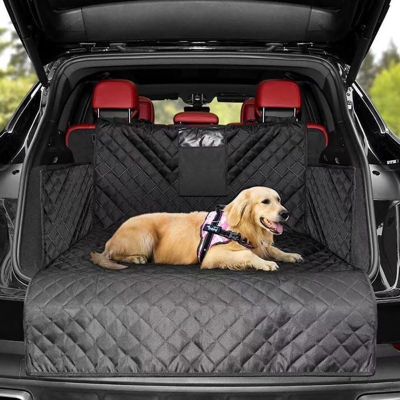BEDPET Kofferraumschutz für Hund, für FIAT Grande Punto 2005-2009 (199) Auto Kofferraum Schondecke Hunde mit Ladekantenschutz Seitenschutz,A