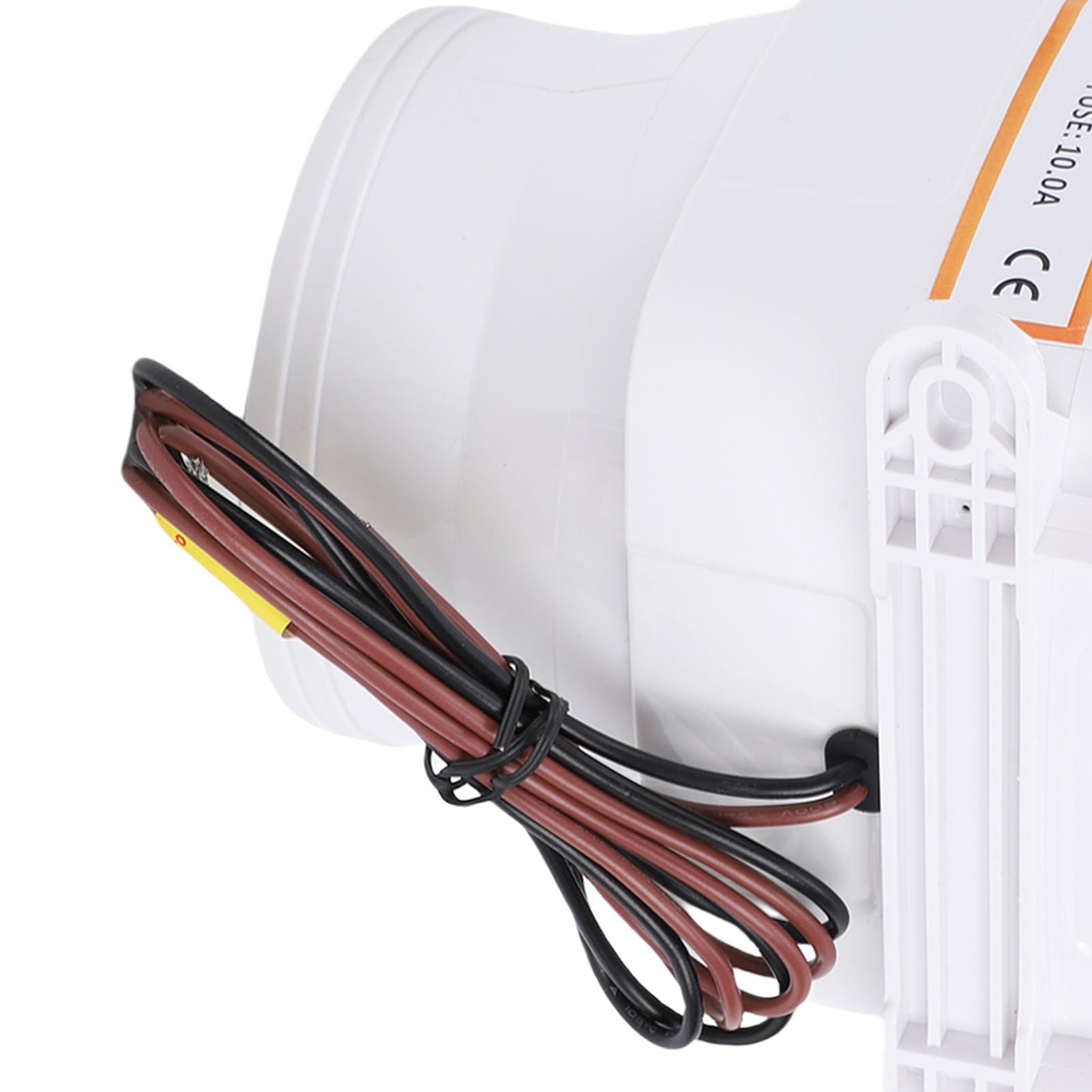 Acouto Ventilatore di Sentina Marino in da 4 Pollici, Soffiatore per Barche Silenzioso in Plastica ABS 12V 270 CFM con Girante a 4 Pale, per Ventilazione Marina per Barche a Vela per