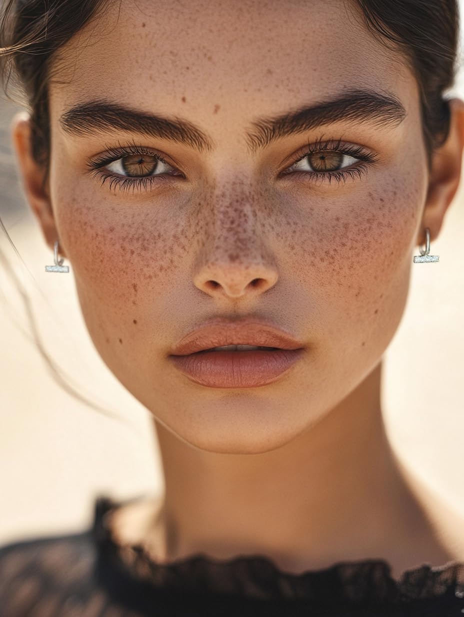 Moissanite Diamonds Dangle Hoop Earrings - White Gold Plated 925 Sterling Silver, Paperclip Sparkly Earrings, lightweight hypoallergenic for Women Gift - Image 4