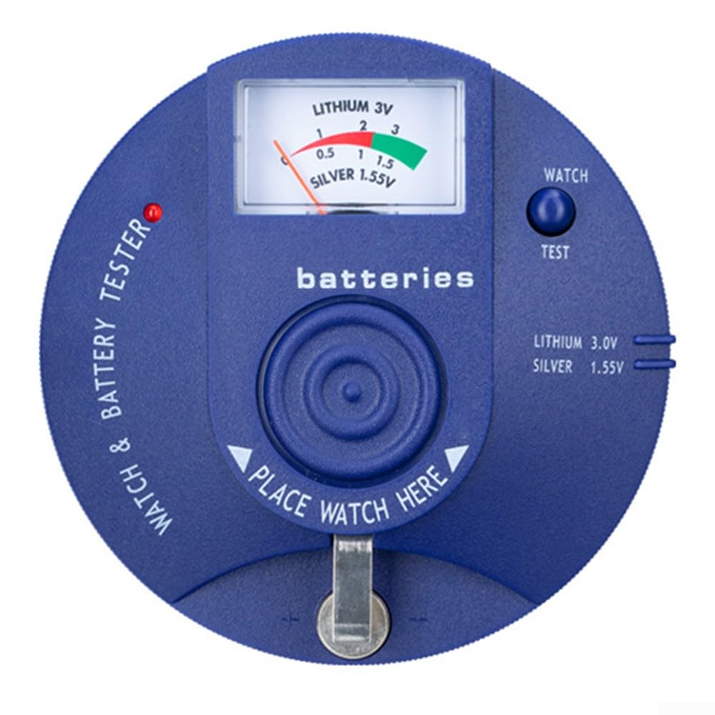 YobiLife Quartz Movement Tester Watch Battery Pulse Detector 1.5V 3V Button Cell Analyzer
