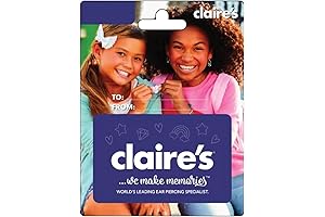Claire's Gift Card - The Perfect Justice Gift for Girls Aged 50