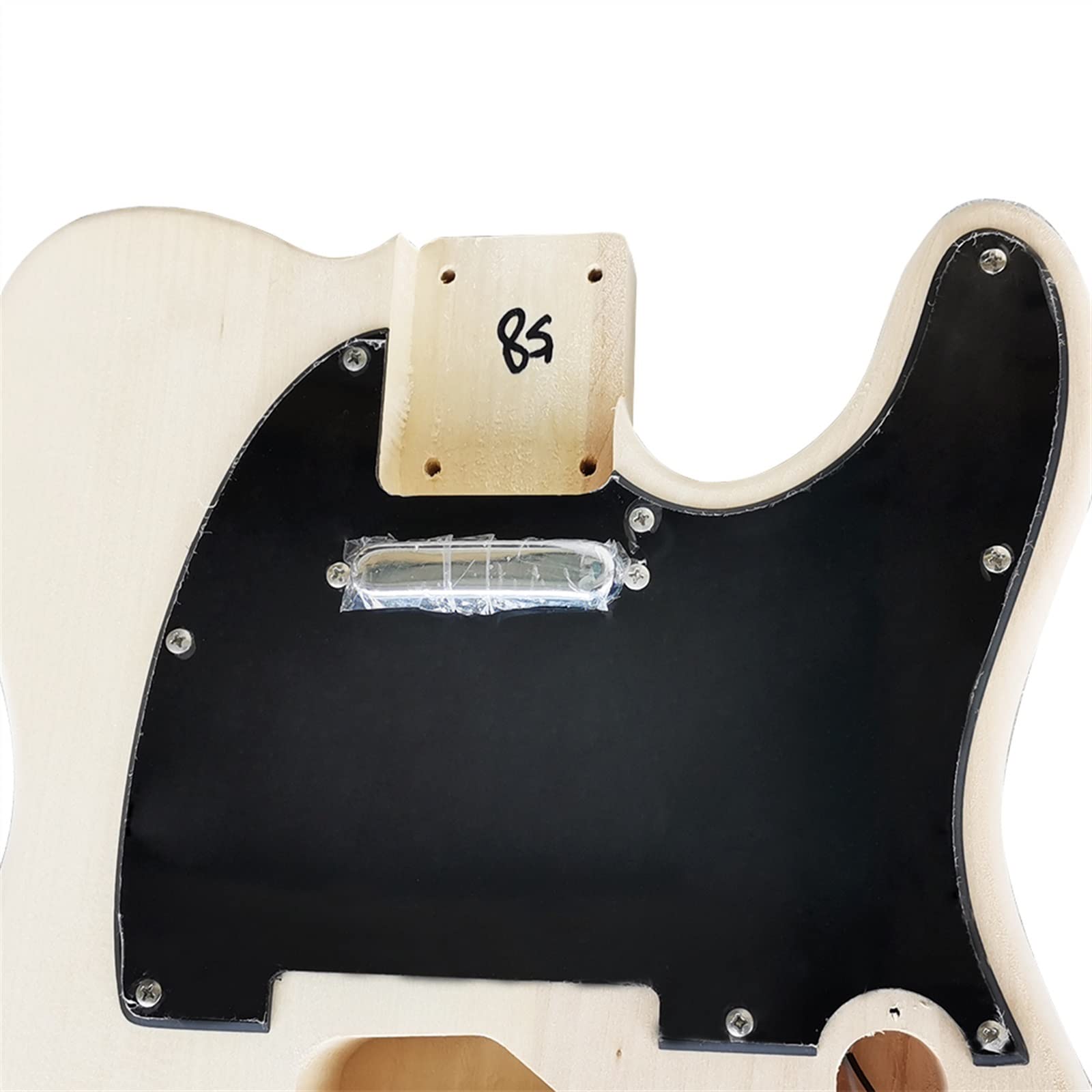 39 Cali Pełny Zestaw DIY Zestaw Gitary Elektrycznej Basswood Body Maple Neck Niedokończone Cały Sprzęt Niedokończony zestaw gitary elektrycznej (Color : 02)