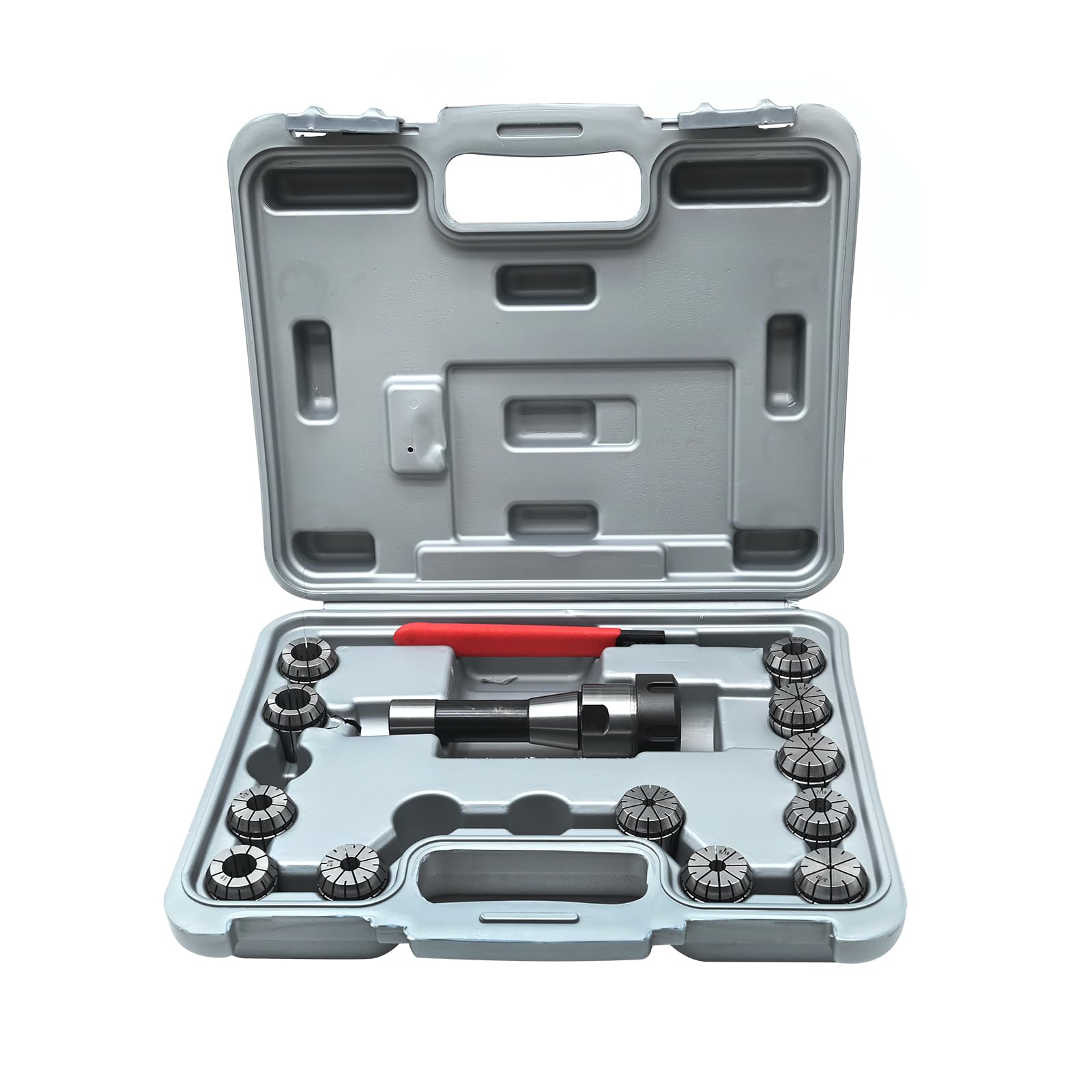 リッドトレー R8 Taper ER32 Collet Set, R8 ER32 Collet Holder Chuck Kit with 12