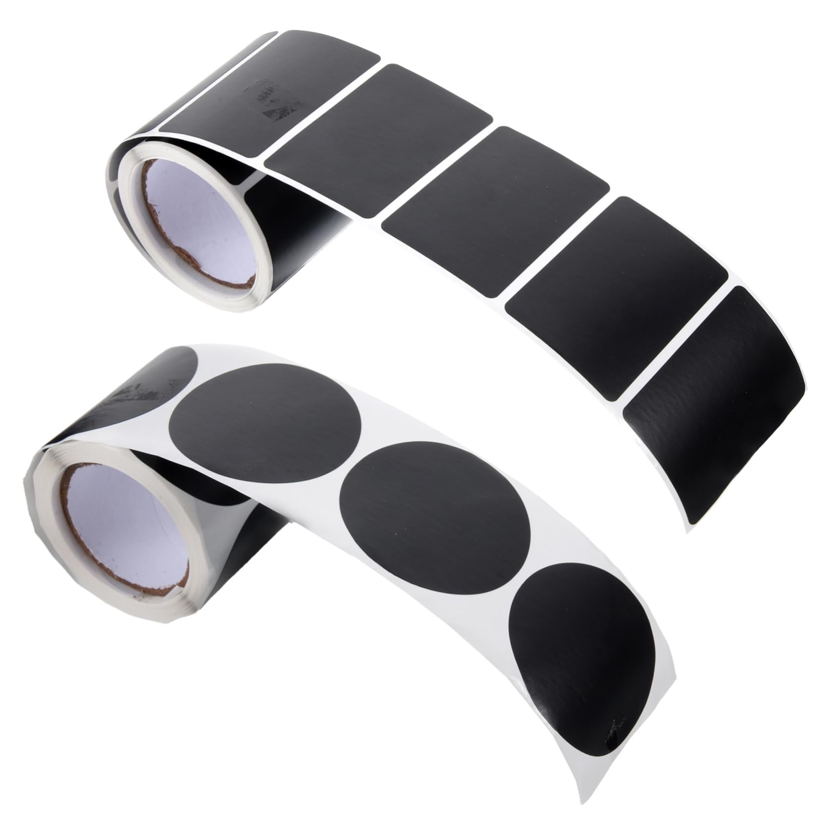 Operitacx 4 Sätze Name Lagerung Vinyl Geformt Aufkleber Für Adressetiketten Stichworte Aufbewahrungsetiketten Klebeetiketten Farbige Aufkleber Leere Etiketten Aufkleber Black 2 Rollen * 4