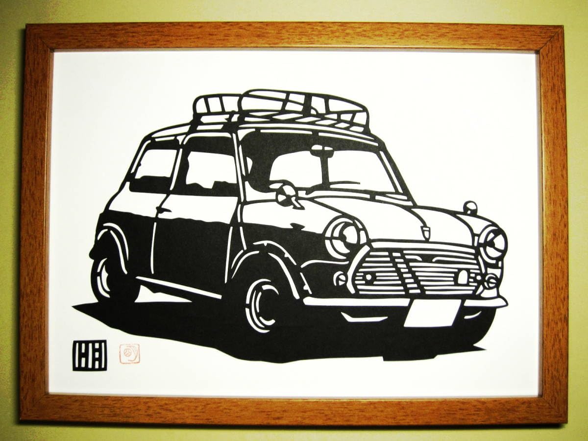 Amazon.co.jp: ミニ1000HL切り絵ミニクーパーSBMWミニ