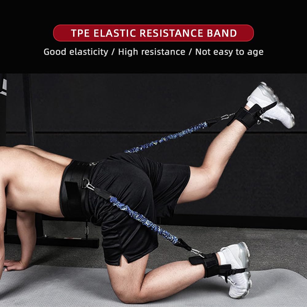 Vertical Jump Trainer - Set di fasce di resistenza per le gambe, per allenamento basket, calcio