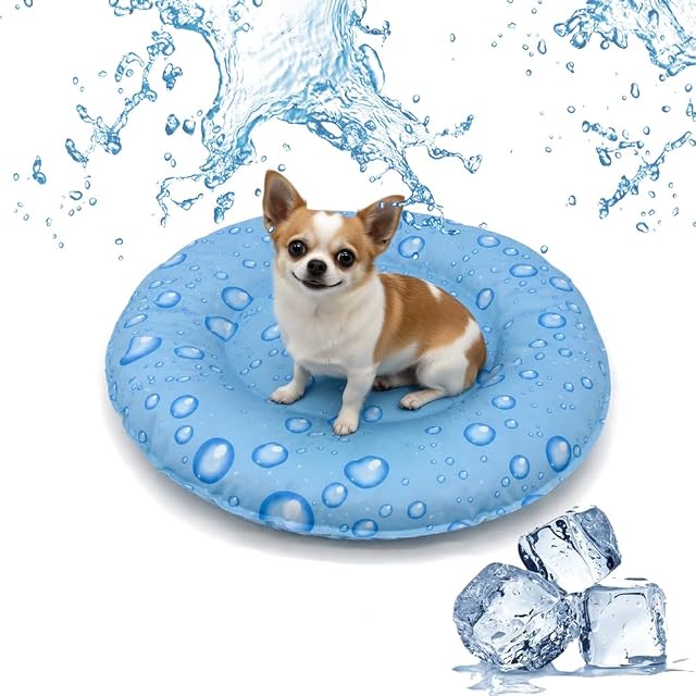 Alfombrilla Refrescante para Perros Gatos Alfombra de Enfriamiento Manta Auto Refrigerante Mascotas Ideal…