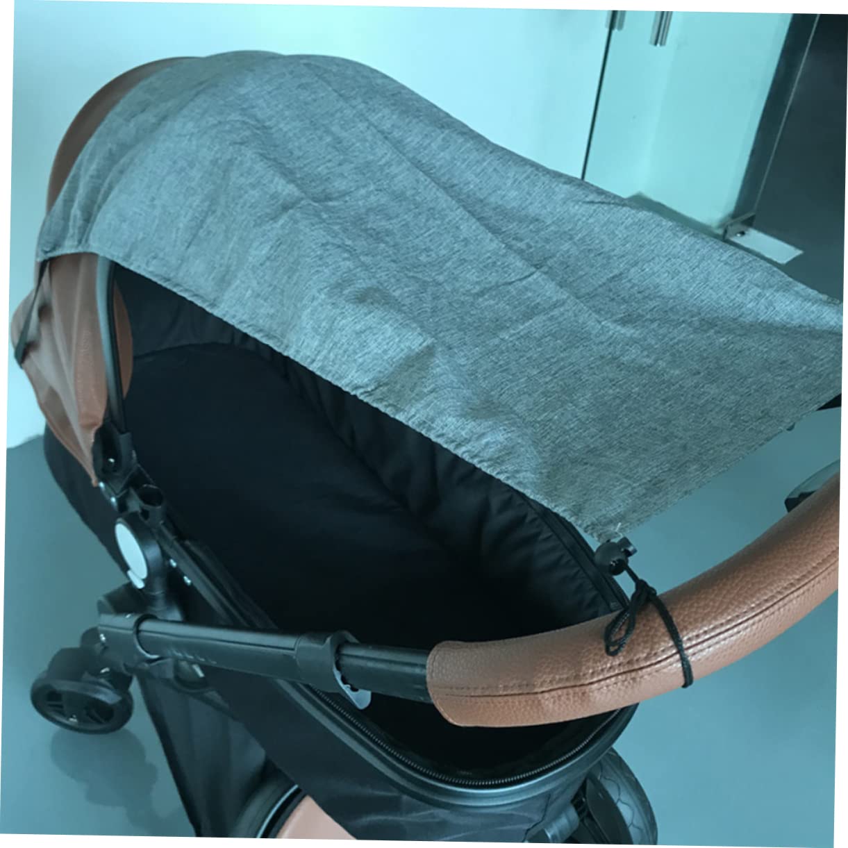 RORPOIR Stroller Cover Baby Stroller Cover Baby Nursing Accessory Breathable Material Light Grey