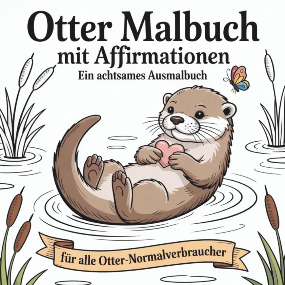 Otter Malbuch mit Affirmationen – Ein achtsames Ausmalbuch für mehr Entspannung, Achtsamkeit & Selbstfürsorge mit liebevollen Otter-Motive zum ... ruhige Momente und sanfte Selbstfürsorge