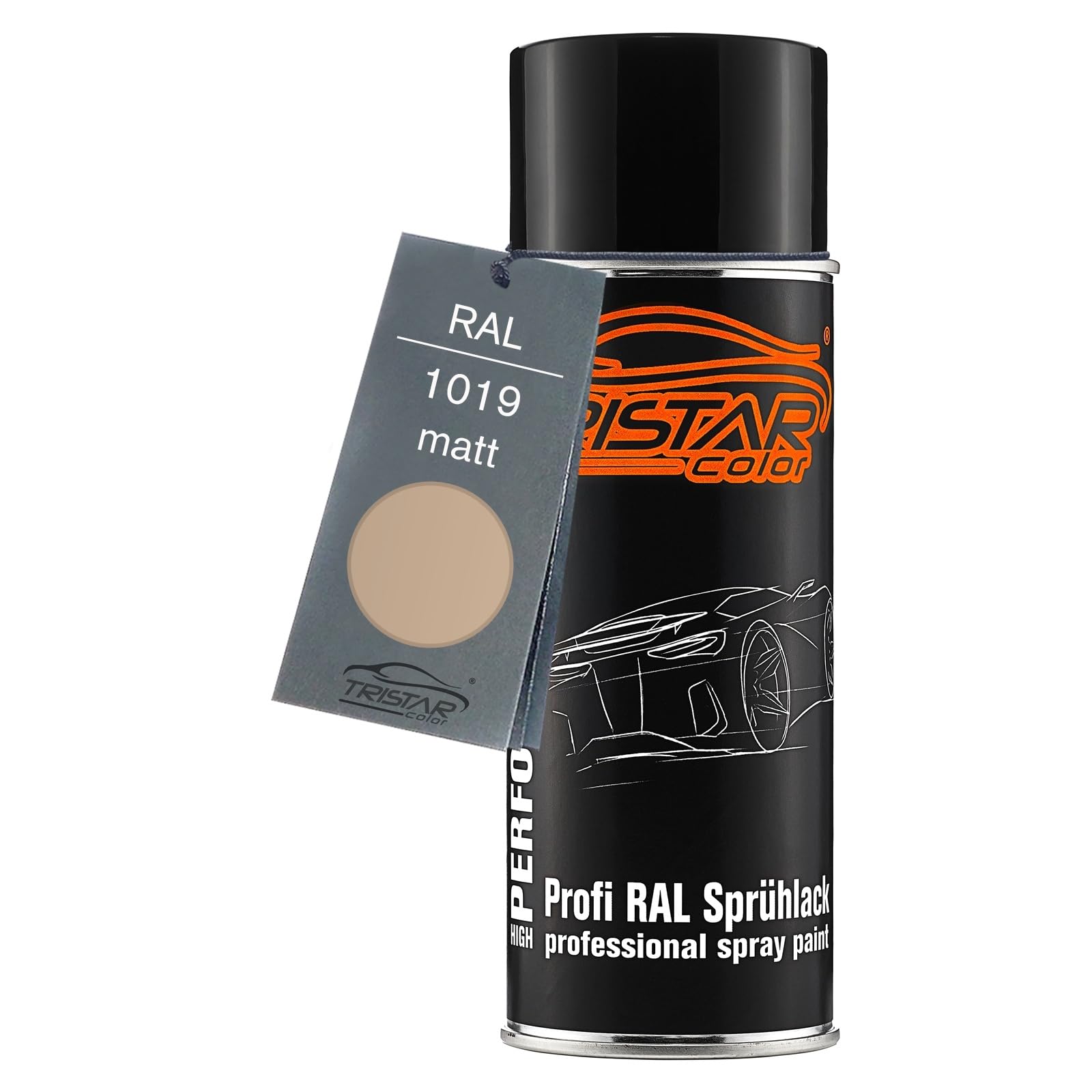 Tristarcolor Graubeige Ral 1019 Spray Can 400 Ml Mat Quick-Drying