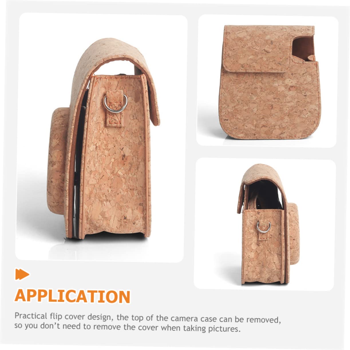 UKCOCO 2 Pezzi Tracolla Regolabile Custodia Per Fotocamera Istantanea Piccola Borsa Per Fotocamera Per 11 Pu Pelle Pile
