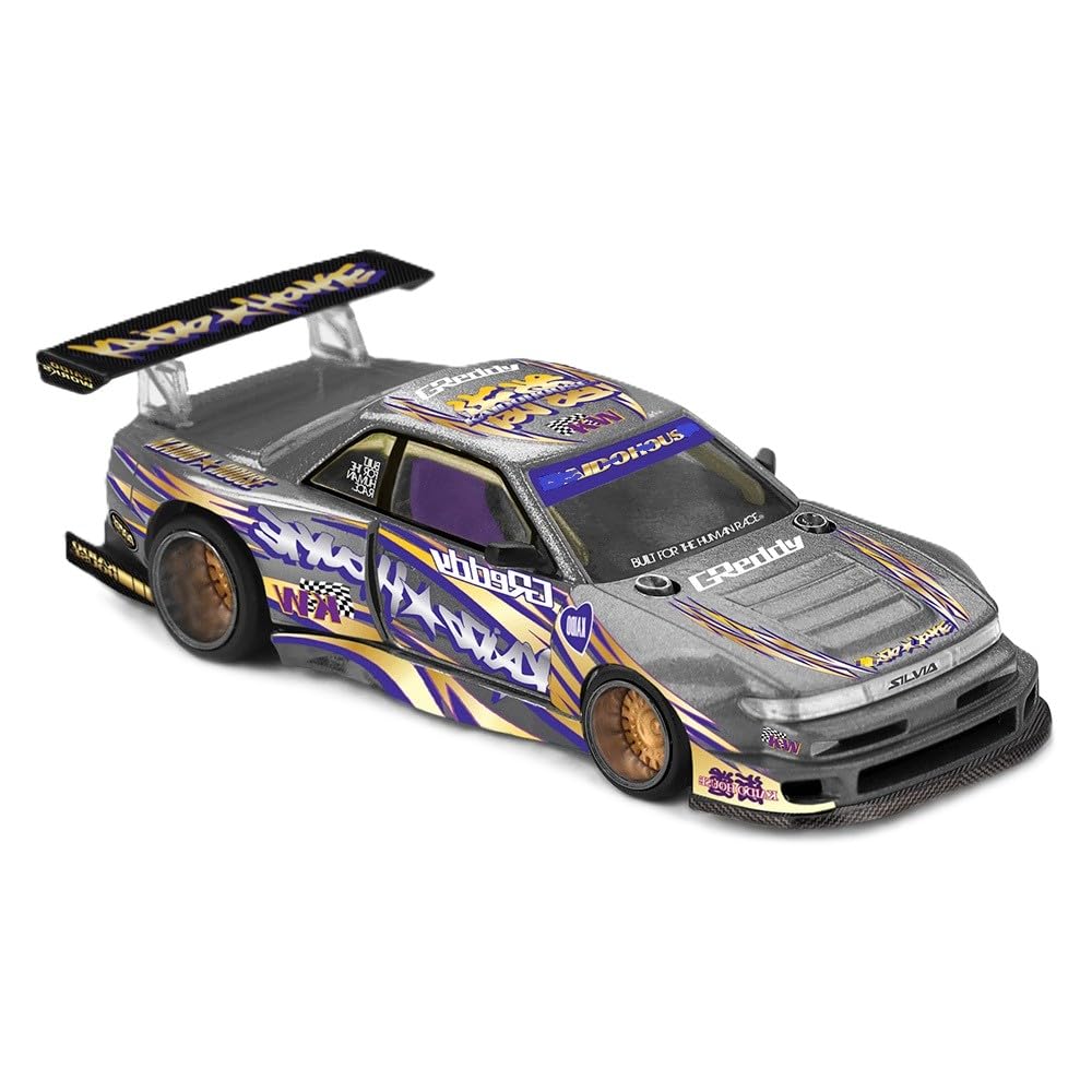 Amazon.co.jp: 1:64スケールダイキャストモデルカー日産シルビアS13-R